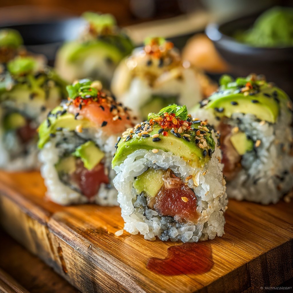 Global Japanese Sushi Rolls