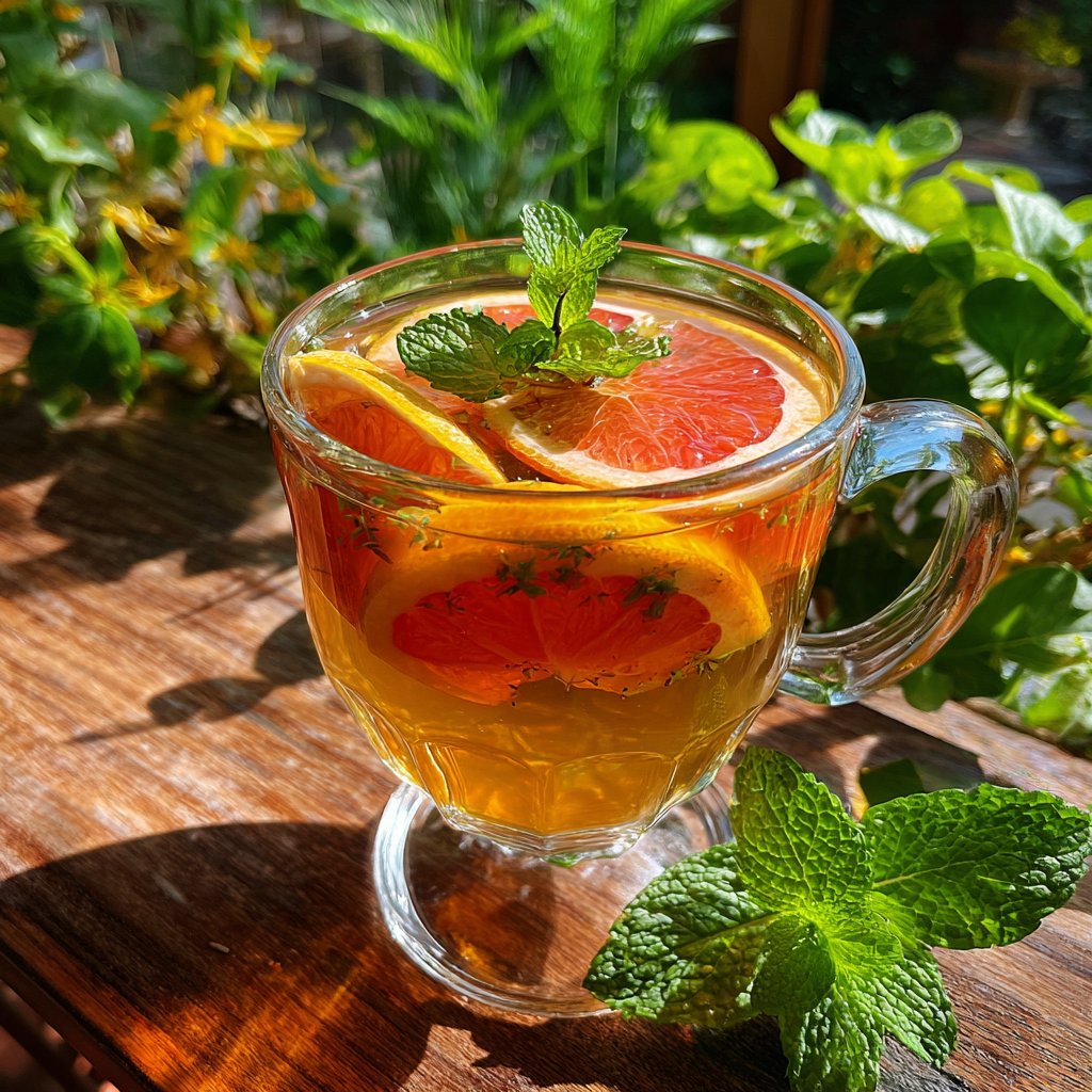 Inviting Dandelion Grapefruit Tea