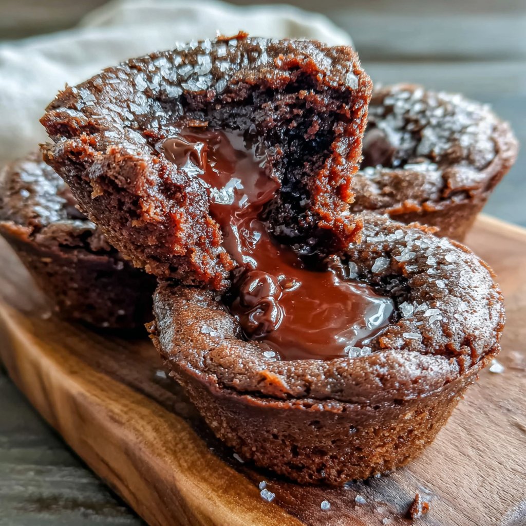 Creamy Chocolate Brownie Cups