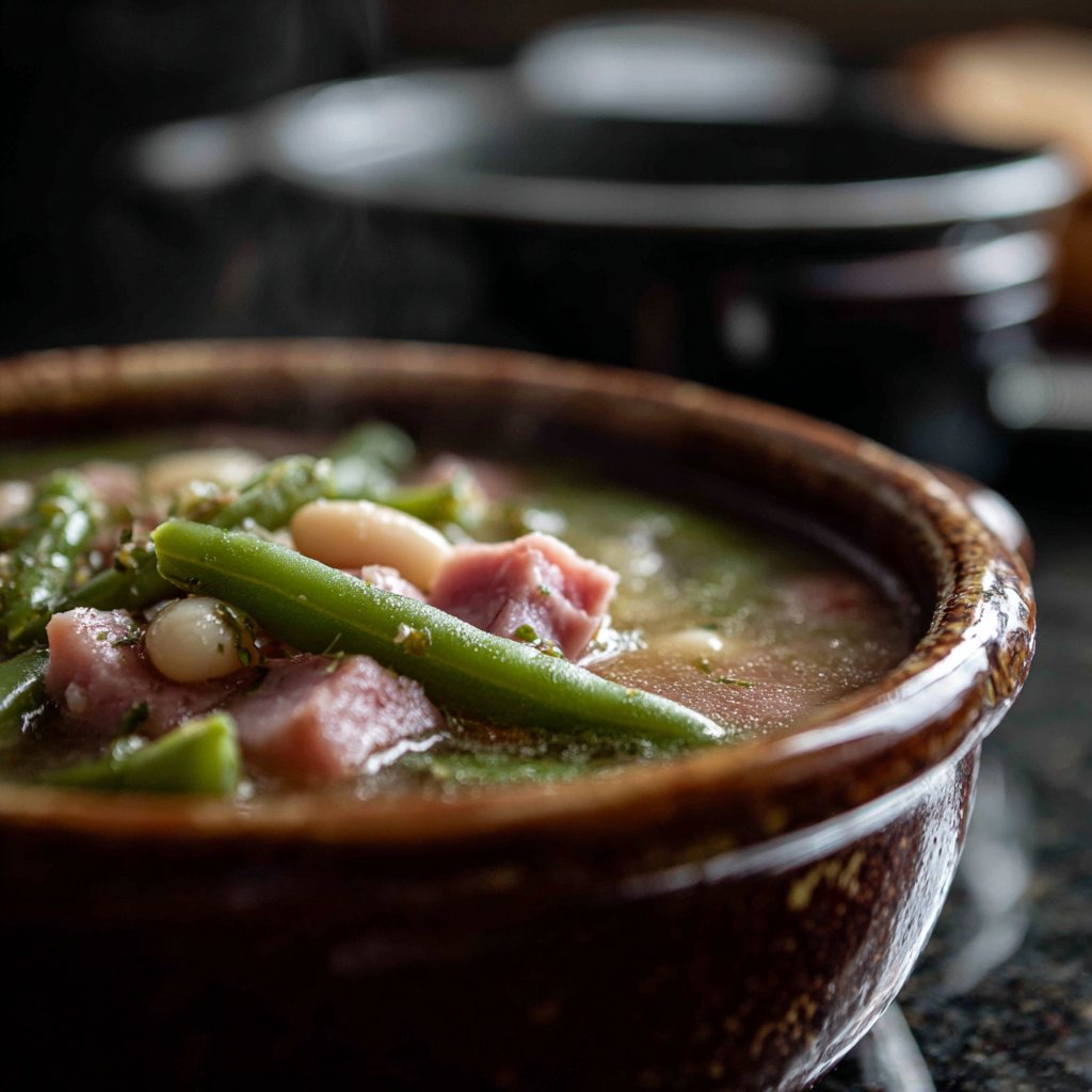 Cozy Cottage Ham and Bean Soup